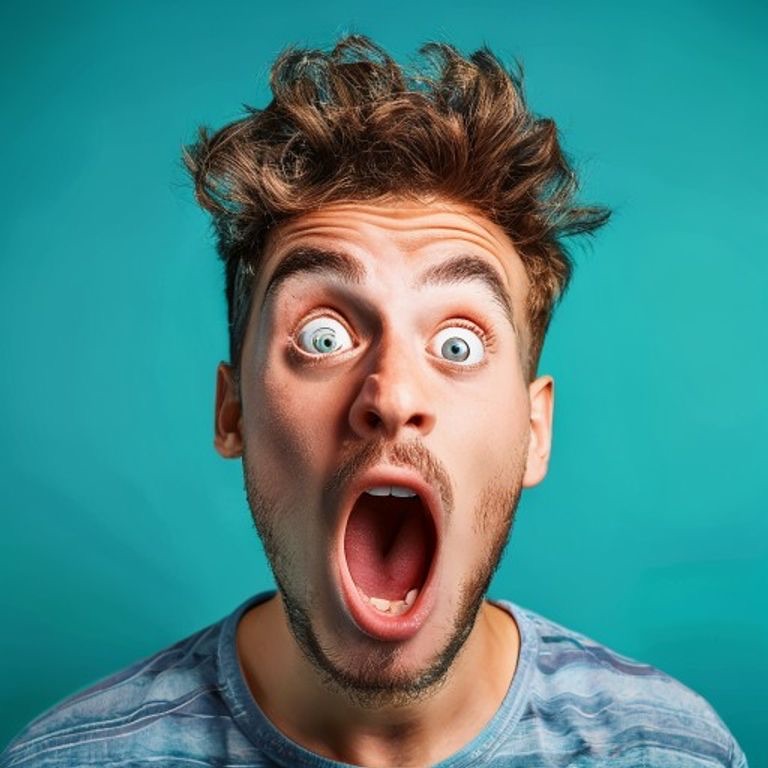 Shocked guy
